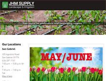 Tablet Screenshot of jhmsupply.com